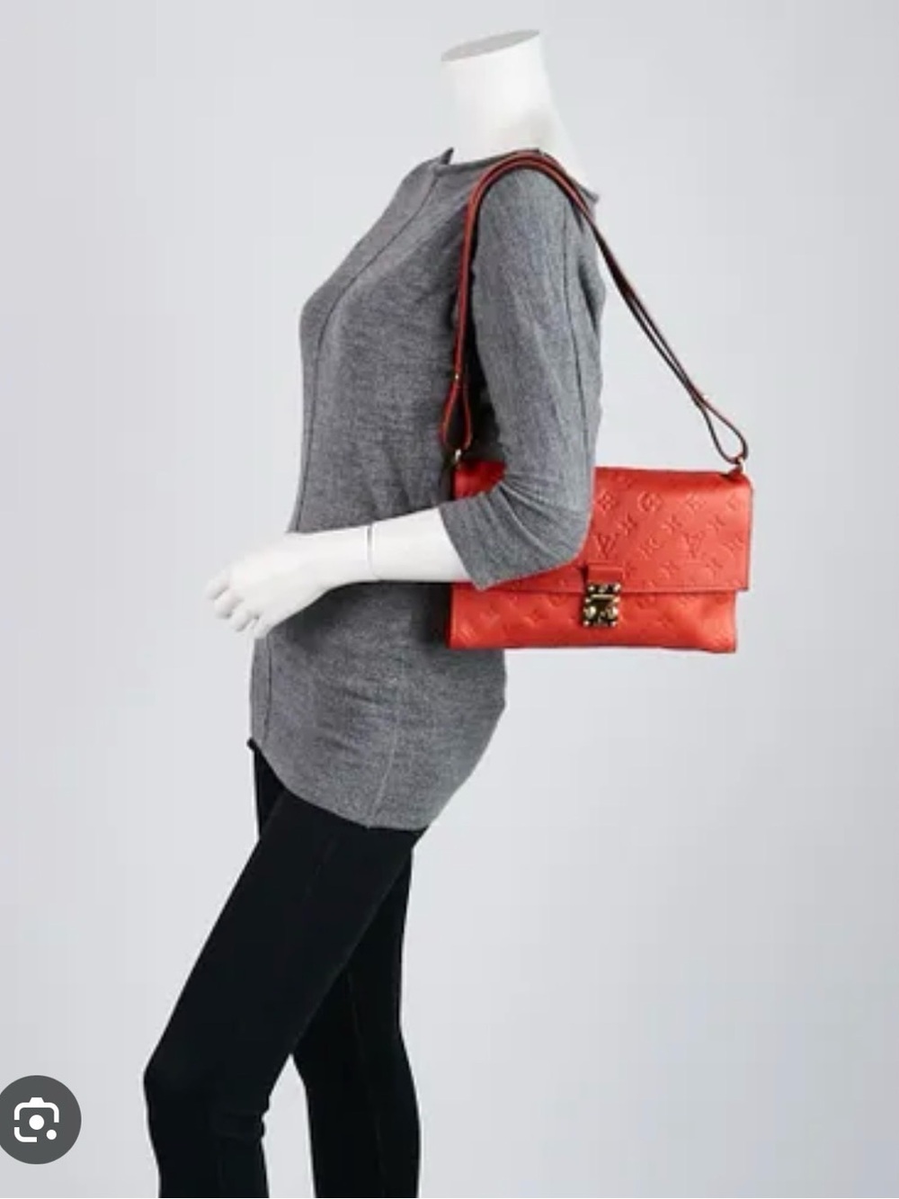 LOUIS VUITTON Monogram Empreinte Leather Fascinante Bag
